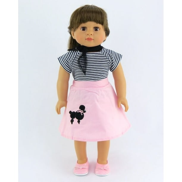 Too CUTE!! for American Girl 18" Doll Clothes POODLE Slippers!!